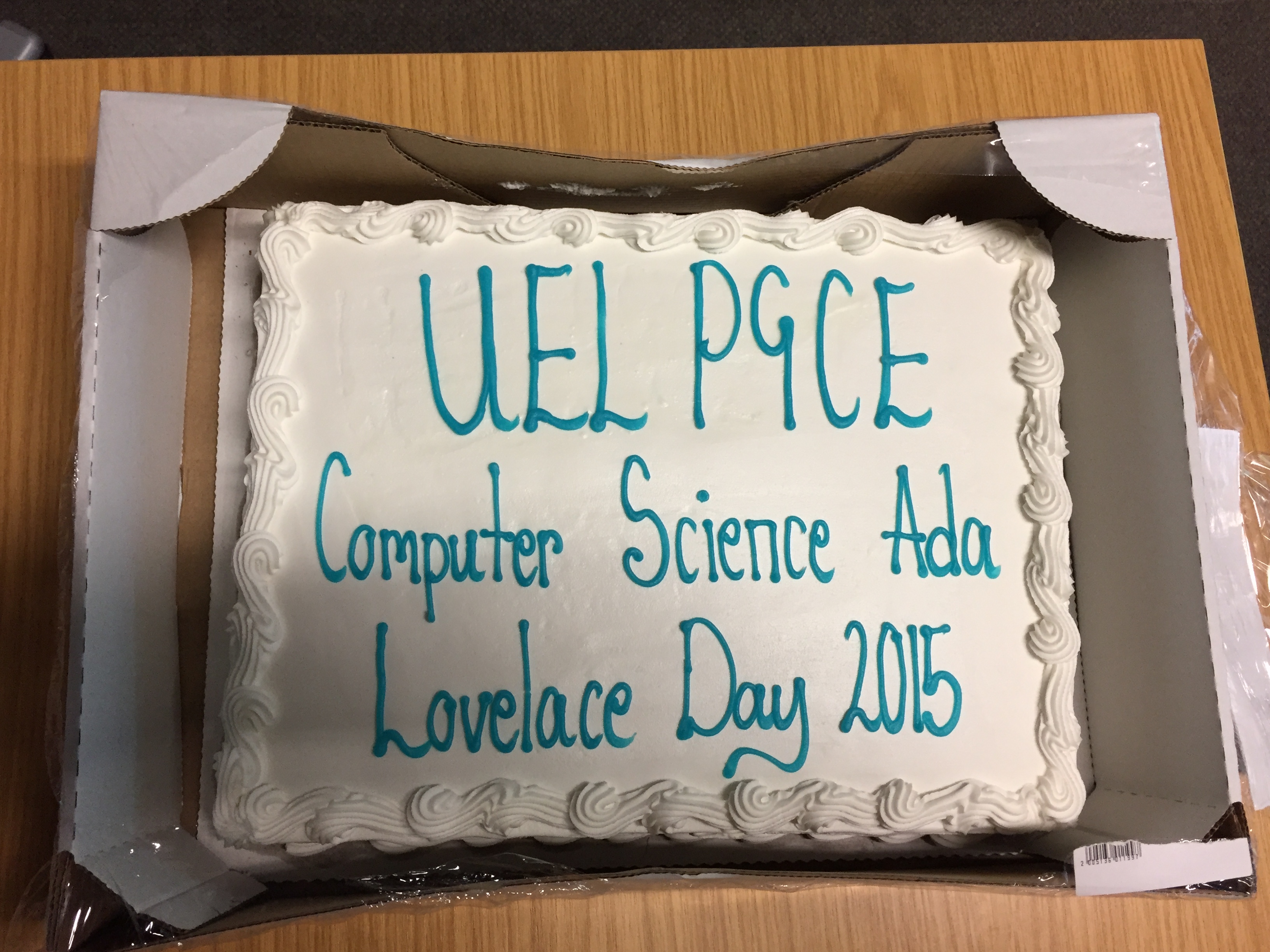 University of East London's cake, photo Nick Luft